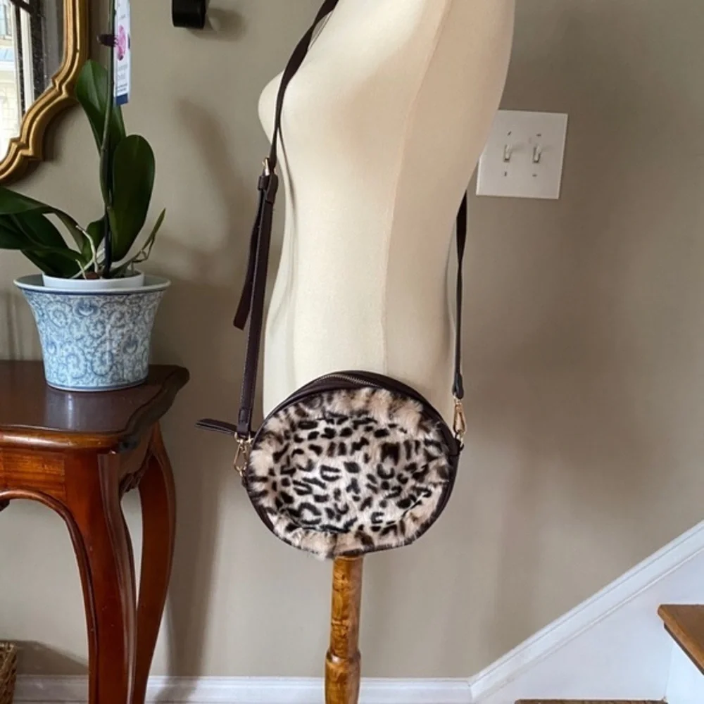Anthropologie Remi Reid Faux Fur Crossbody